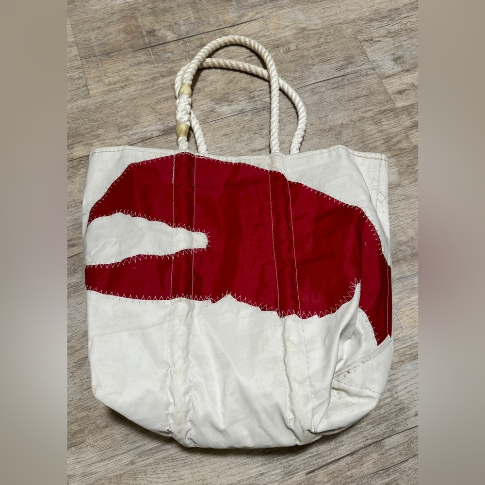 Sea Bags of Maine Large Red Lobster Claw Tote